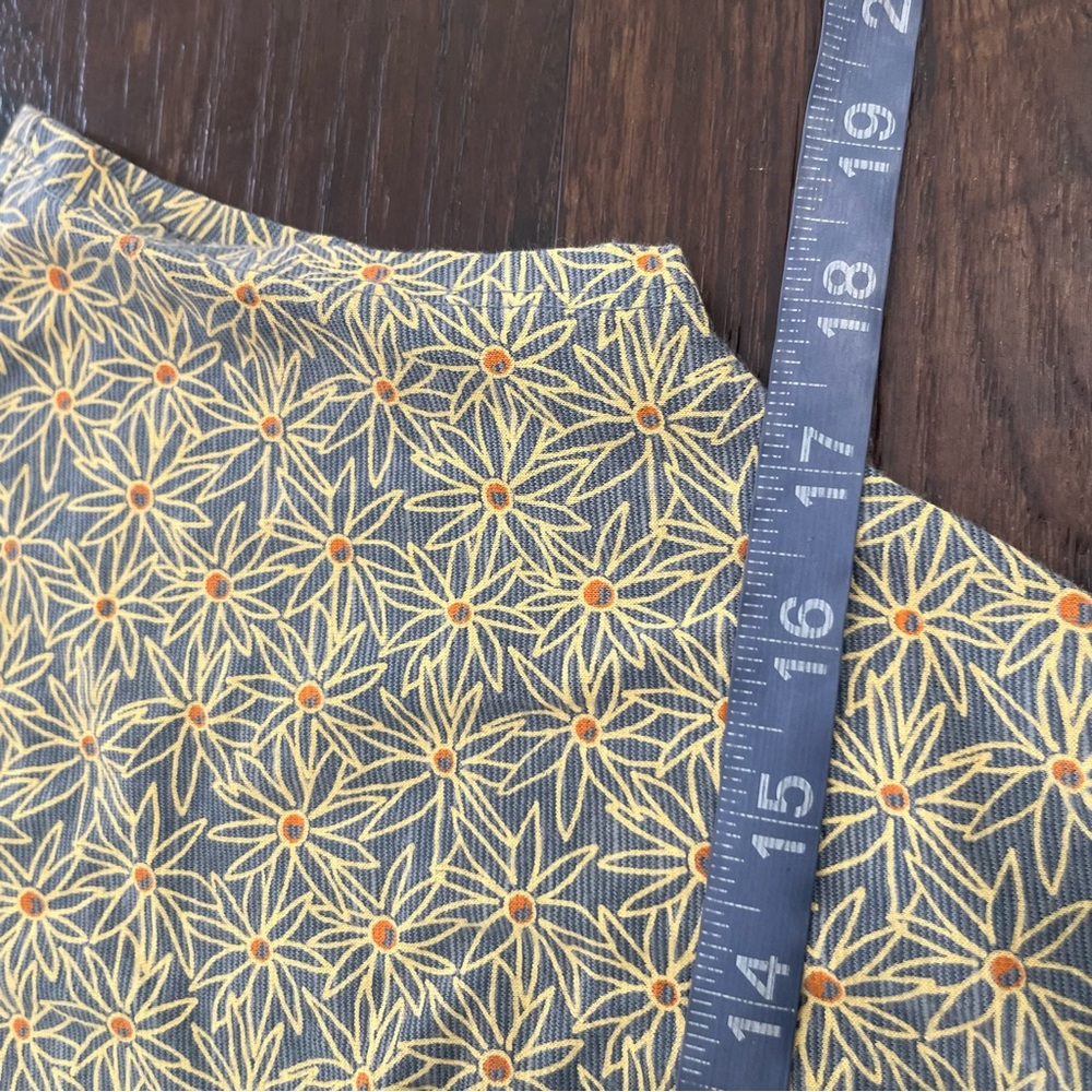 Toad & co cue wrap floral soft tie blue gold outdoor dress small - Picture 8 of 10